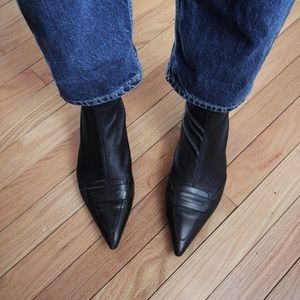 Altuzarra Black Flat Sock Boots size 7.5